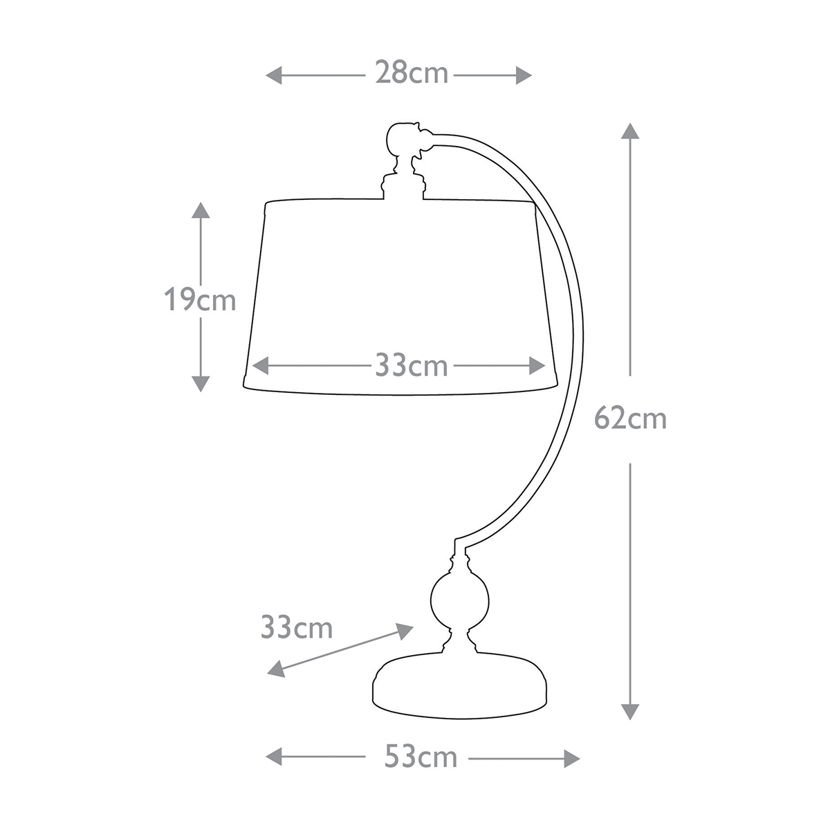 Ashbourne Hollow Hamptons Table Lamp Polished Nickel Ashbourne Hollow Hamptons Table Lamp Polished Nickel