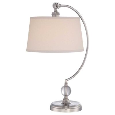 Ashbourne Hollow Hamptons Table Lamp Polished Nickel