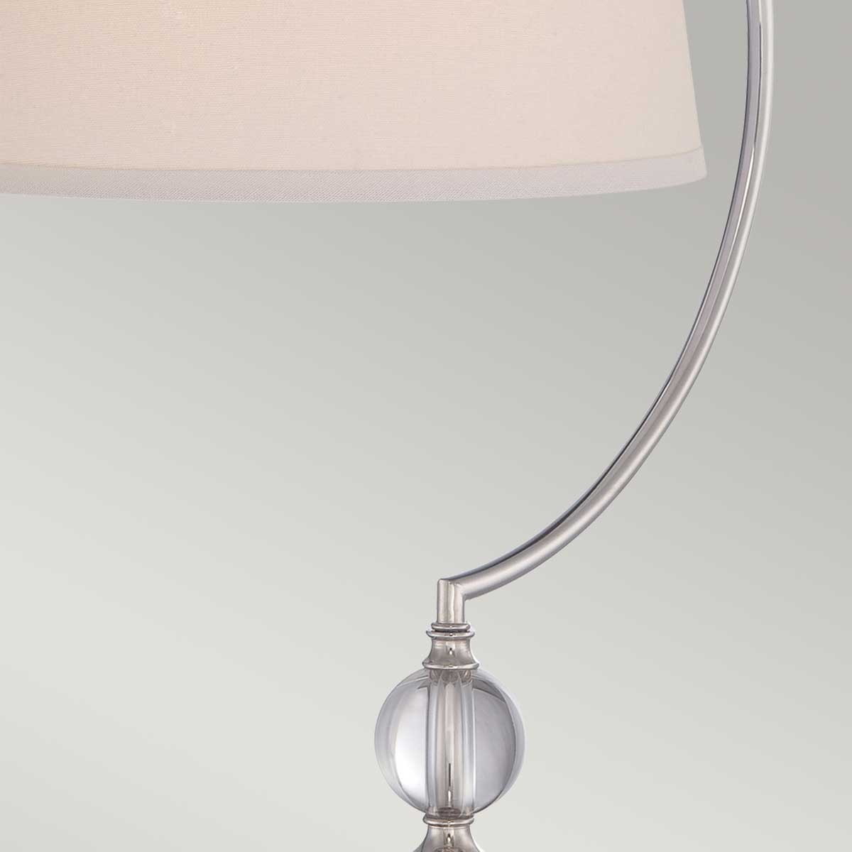 Ashbourne Hollow Hamptons Table Lamp Polished Nickel Ashbourne Hollow Hamptons Table Lamp Polished Nickel — detail view