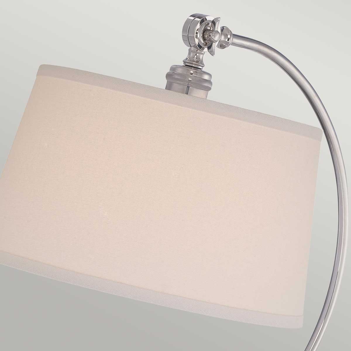 Ashbourne Hollow Hamptons Table Lamp Polished Nickel Ashbourne Hollow Hamptons Table Lamp Polished Nickel — detail view