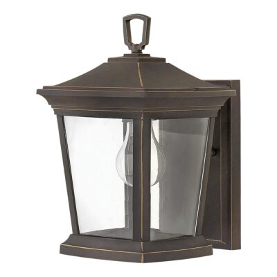 Ashbourne Row Traditional Outdoor Wall Lantern in Oil Rubbed Bronze