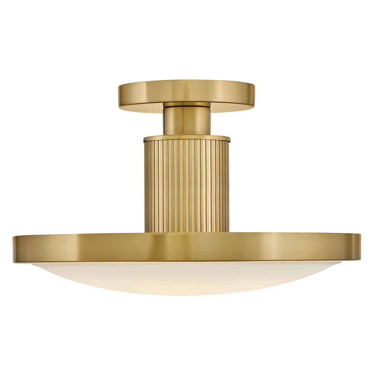 Ashcarra Semi-Flush Ceiling Light Lacquered Brass Ashcarra Semi-Flush Ceiling Light Lacquered Brass