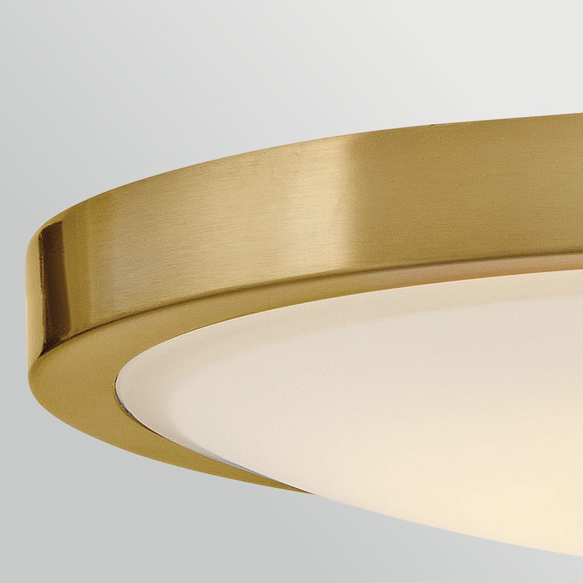 Ashcarra Semi-Flush Ceiling Light Lacquered Brass Ashcarra Semi-Flush Ceiling Light Lacquered Brass — detail view