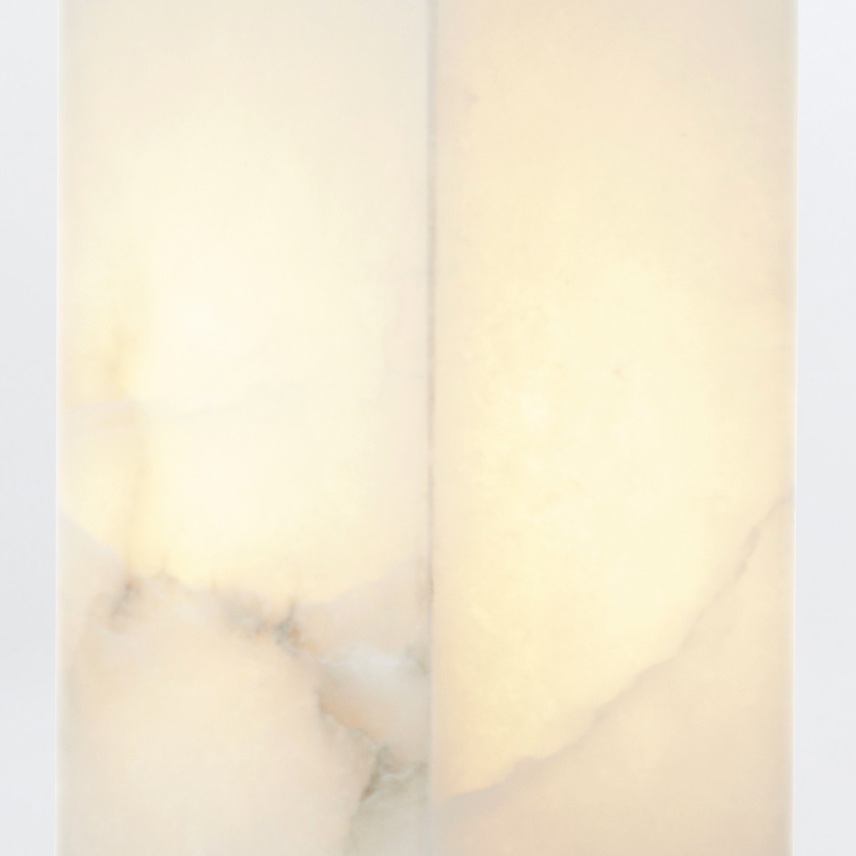 Ashcombe Grove Alabaster Wall Light in Urban Bronze — detail view