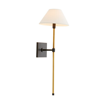 Ashcombe Hall Hamptons Wall Light Bronze And Antique Brass