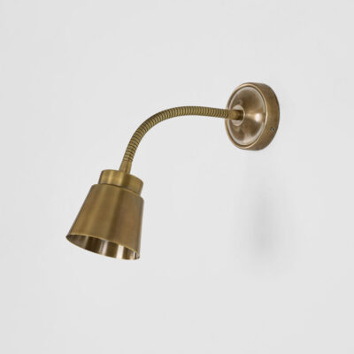 Ashcombe Hamptons Wall Light Antique Brass