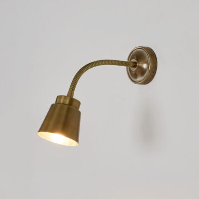 Ashcombe Hamptons Wall Light Antique Brass