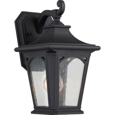 Ashcombe Traditional Small Wall Lantern Mystic Black