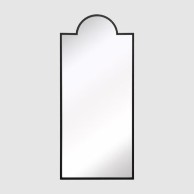 Ashcombury Arched Outdoor Mirror Black