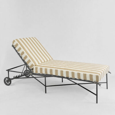 Ashcourt Bay Hamptons Striped Sunlounger Cushion