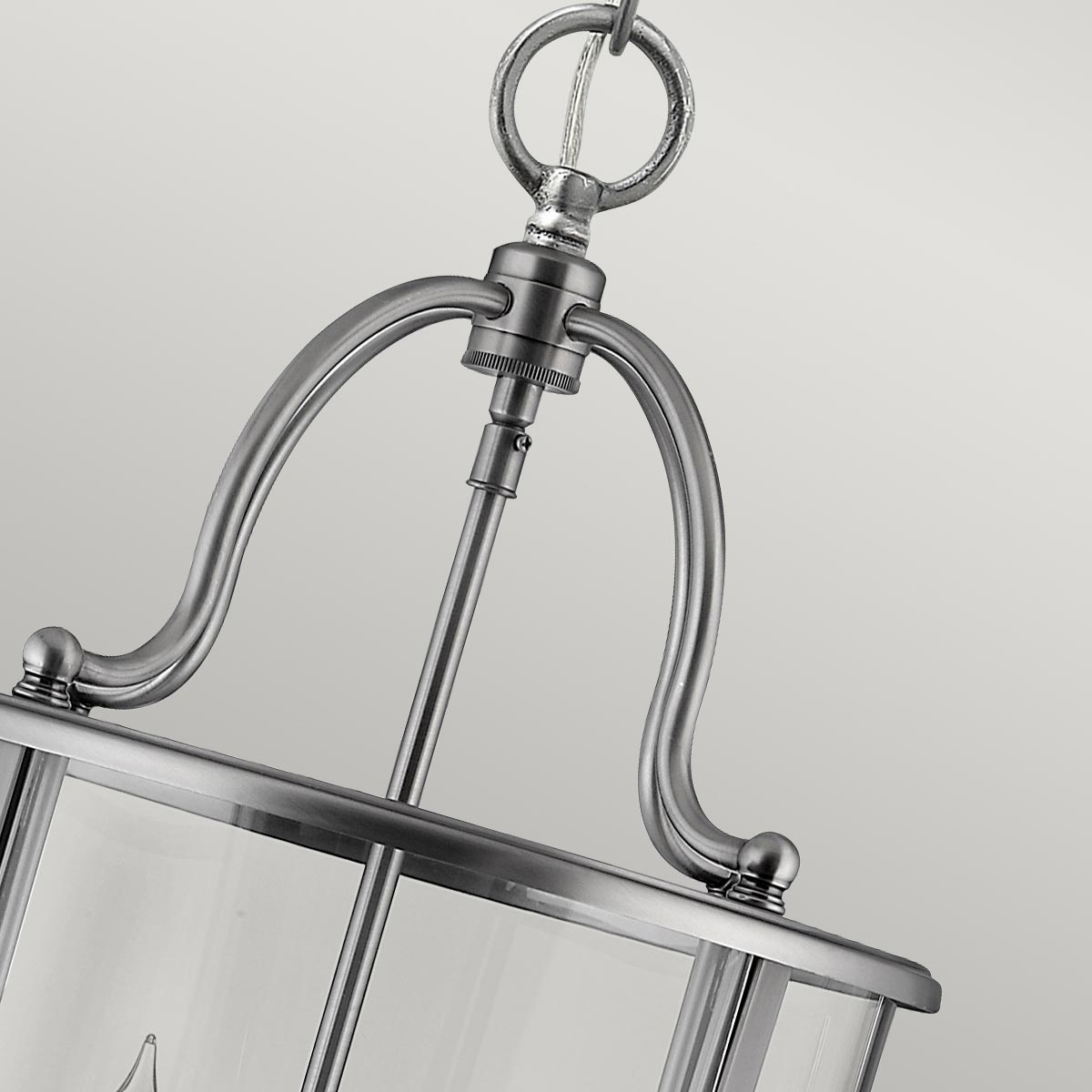 Ashcourt Manor Hamptons Style 4 Light Lantern Pendant Pewter Ashcourt Manor Hamptons Style 4 Light Lantern Pendant Pewter — detail view
