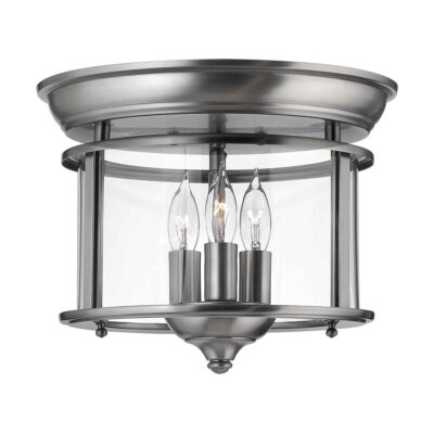 Ashcourt Manor Traditional Ceiling Flush Pewter