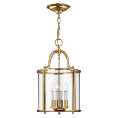 Ashcourt Manor Traditional Pendant Polished Brass