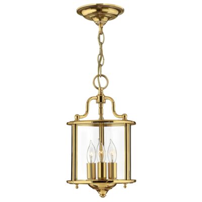 Ashcourt Manor Traditional Pendant Polished Brass