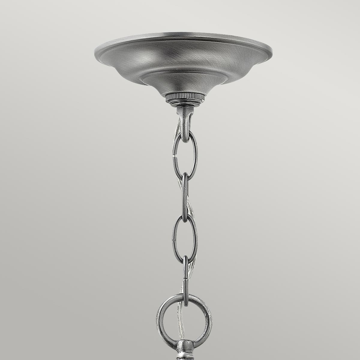 Ashcourt Manor Traditional Six Light Lantern Pendant Pewter Ashcourt Manor Traditional Six Light Lantern Pendant Pewter — detail view