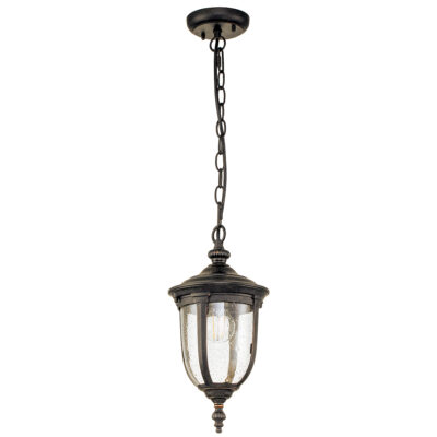 Ashcroft Traditional Outdoor Chain Lantern Weathered Bronze