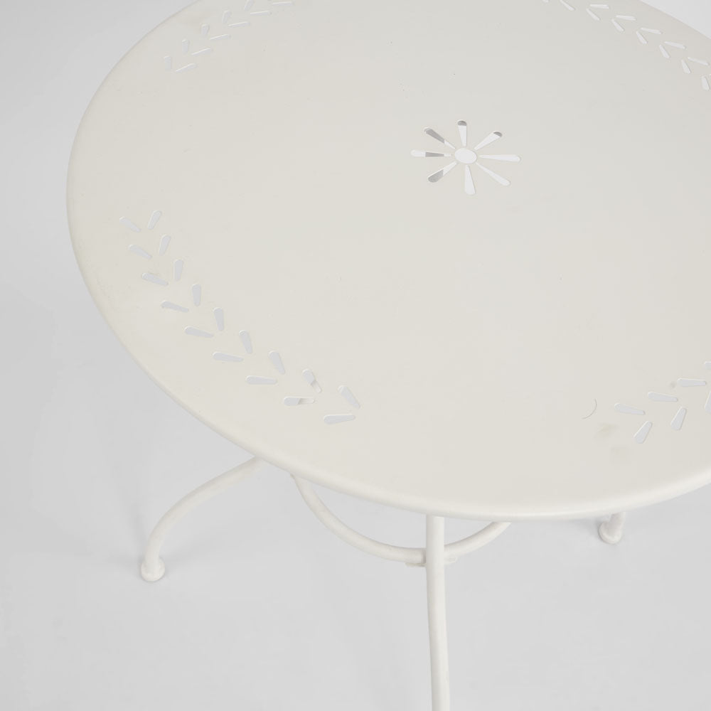 Ashden Bistro French Provincial Outdoor Table White Ashden Bistro French Provincial Outdoor Table White