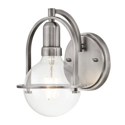 Ashdown Manor Cage Wall Light in Brushed Nickel