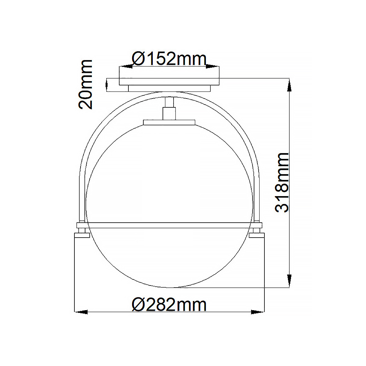 Ashdown Manor Retro Modern Ceiling Flush Black Ashdown Manor Retro Modern Ceiling Flush Black