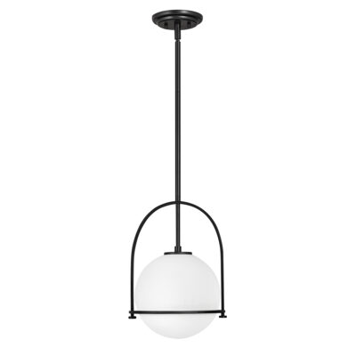 Ashdown Manor Retro Modern Pendant Black