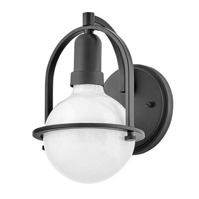 Ashdown Manor Retro Modern Wall Light Black