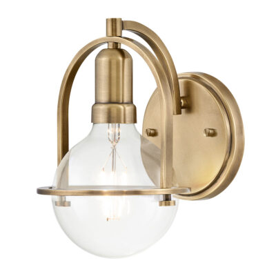 Ashdown Manor Retro Modern Wall Light Heritage Brass