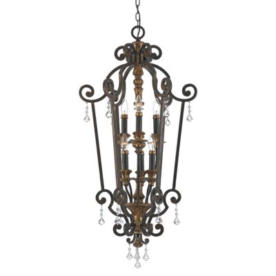 Ashendon French Provincial Caged Chandelier Heirloom Gold Brown