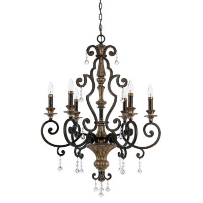 Ashendon French Provincial Chandelier Heirloom Bronze And Gold