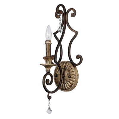 Ashendon French Provincial Wall Light Heirloom Gold and Bronze