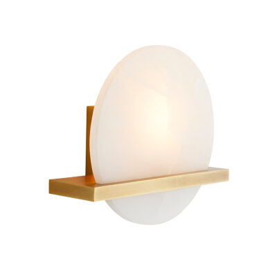 Ashenvale Contemporary Wall Light Antique Brass
