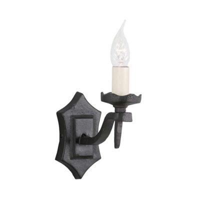 Ashfield Chapel Gothic Wall Light Black Cast Iron