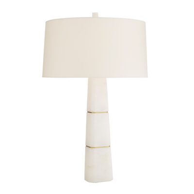Ashgate French Provincial Table Lamp White Alabaster With Antique Brass