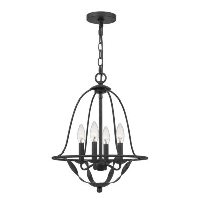 Ashgrove Estate French Provincial 4 Light Cage Pendant Grey Ash