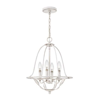 Ashgrove Estate French Provincial Birdcage Pendant Antique White