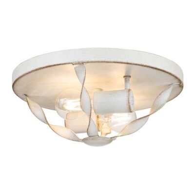 Ashgrove Estate French Provincial Ceiling Flush Antique White