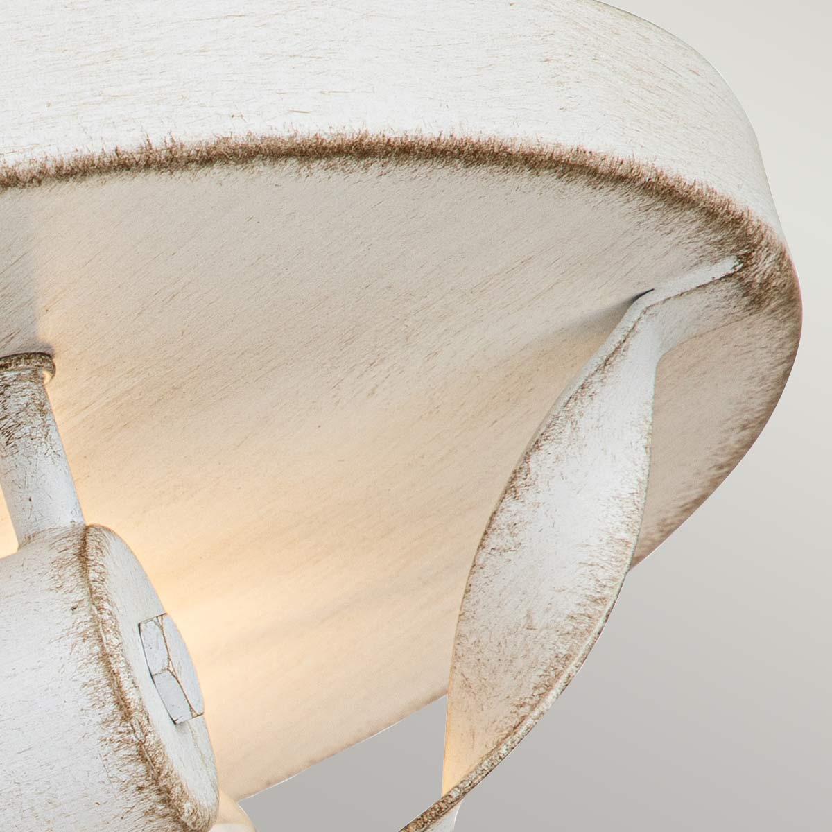 Ashgrove Estate French Provincial Ceiling Flush Antique White Ashgrove Estate French Provincial Ceiling Flush Antique White — detail view