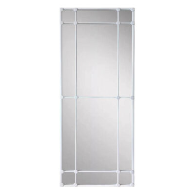 Ashgrove Pane Hamptons 12 Pane Mirror White