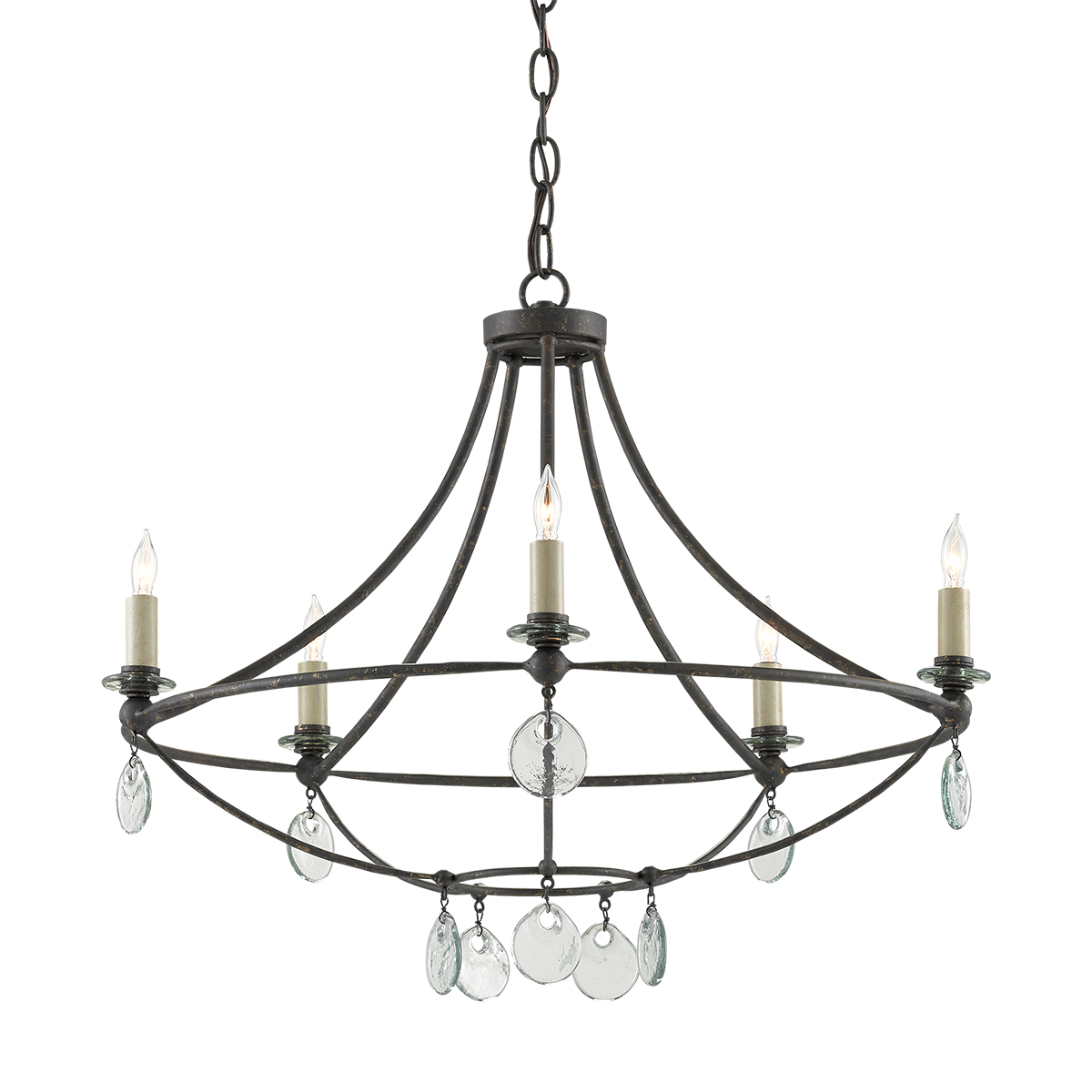 Ashmont Grand French Provincial Chandelier Aged Black with Clear Glass Ashmont Grand French Provincial Chandelier Aged Black with Clear Glass
