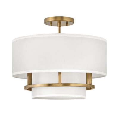 Ashvale Court Hamptons Duo Mount Pendant Lacquered Brass