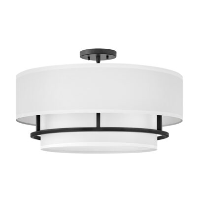 Ashvale Court Transitional Duo Mount Pendant Black