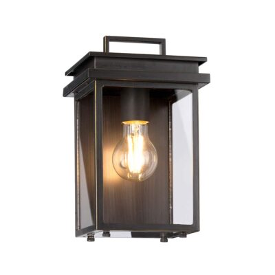 Ashvale Ridge Heritage Small Outdoor Wall Lantern Antique Bronze