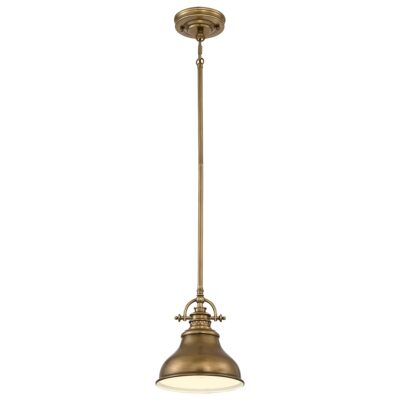 Ashwick Hamptons Mini Pendant Weathered Brass