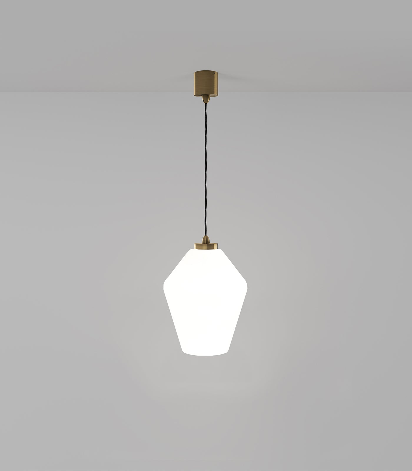 Ashworth Manor Contemporary Faceted Glass Pendant Light Ashworth Manor Contemporary Faceted Glass Pendant Light
