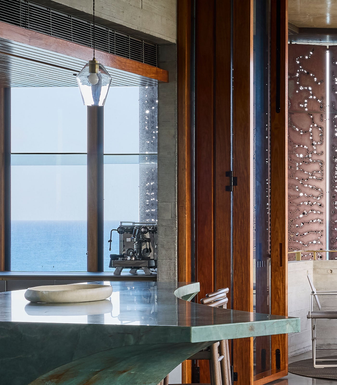 Ashworth Manor Contemporary Faceted Glass Pendant Light Ashworth Manor Contemporary Faceted Glass Pendant Light
