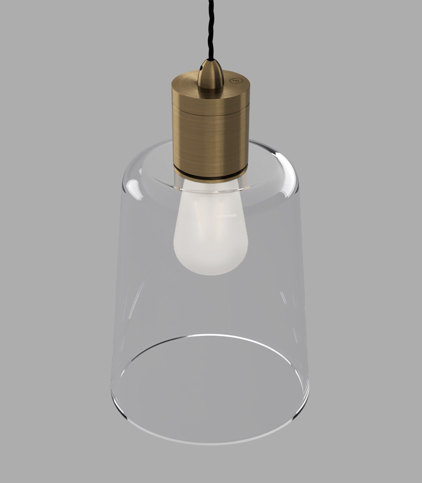 Ashworth Manor Contemporary Glass Pendant Light Iron And Clear Ashworth Manor Contemporary Glass Pendant Light Iron And Clear