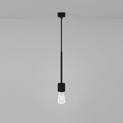 Ashworth Manor Contemporary Pendant Light Textured Black