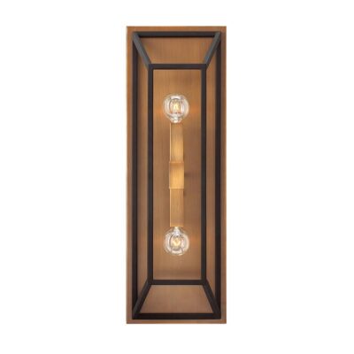 Ashworth Quay Heritage Industrial Wall Light Bronze and Brass