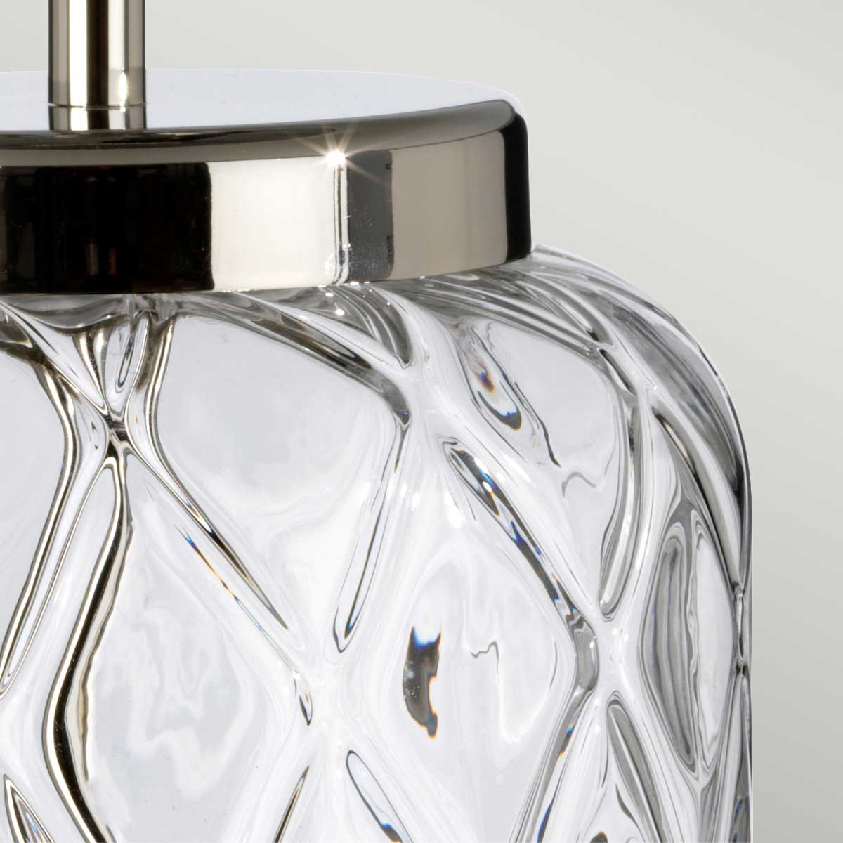 Auburnvale Hamptons Table Lamp Polished Nickel Auburnvale Hamptons Table Lamp Polished Nickel — detail view