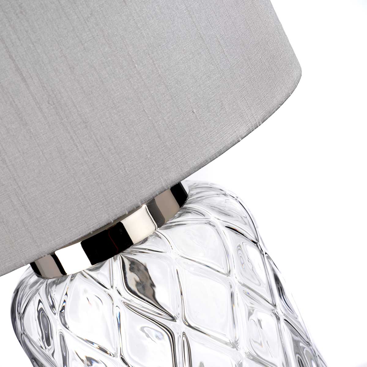 Auburnvale Hamptons Table Lamp Polished Nickel Auburnvale Hamptons Table Lamp Polished Nickel — detail view