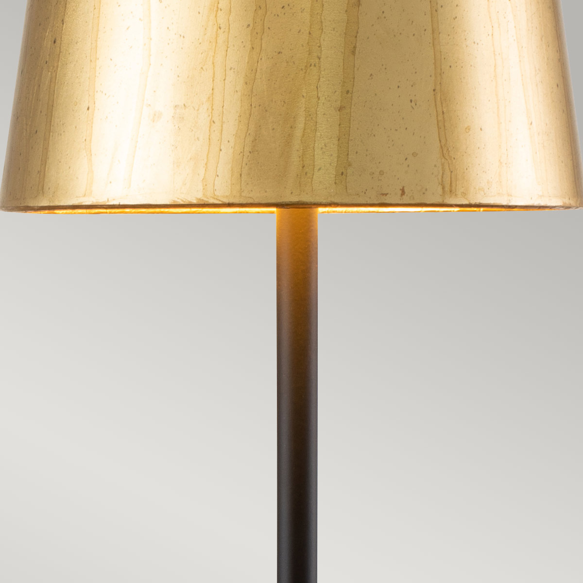 Aurelian Grand Table Lamp Gold and Black Striped Base Aurelian Grand Table Lamp Gold and Black Striped Base — detail view